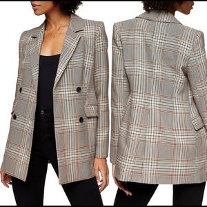 Topshop Glen Plaid Blazer